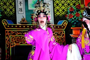 化妆、传统、中式